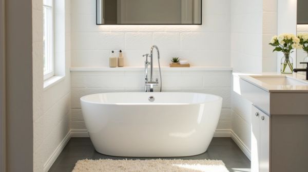 La baignoire sabot, un choix pratique pour les petites salles de bain