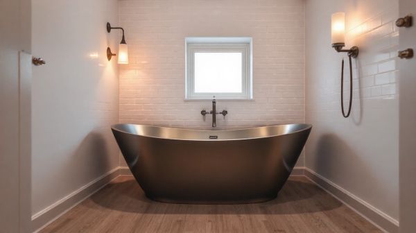 Pourquoi opter pour une baignoire sabot dans une petite salle de bain